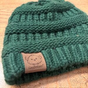 KeaBabies Kids Green Knit Beanie Hat Cable‎ Knit Warm Winter Toddler Child